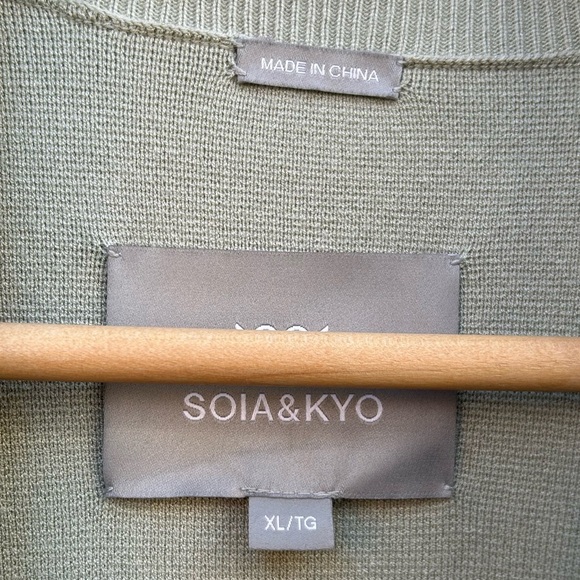 soia & kyo Benela Cardigan Light Green, XL - Picture 10 of 13